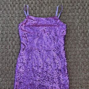 With Jules Big Girls Sleeveless Sequin Bodycon Dress